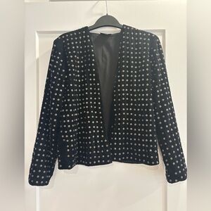 Elegant Black and White Women's Jacket